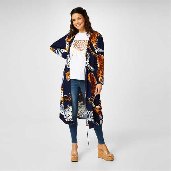 Biba Kimono Wrap Dress  Дамски поли и рокли