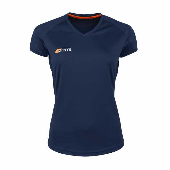 Дамски тениски и фланелки Grays Hockey Apex650Shirt Sn10 Тъмно морско синьо Grays Hockey Apex650Shirt Sn10 Тъмно морско синьо Дамски тениски и фланелки