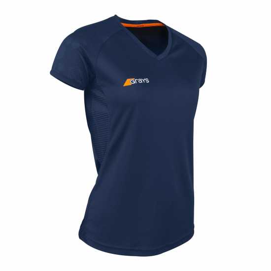 Дамски тениски и фланелки Grays Hockey Apex650Shirt Sn10 Тъмно морско синьо Grays Hockey Apex650Shirt Sn10 Тъмно морско синьо Дамски тениски и фланелки