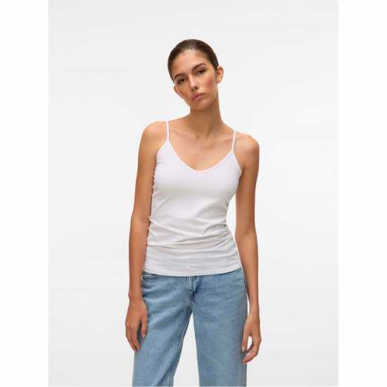 Vero Moda Vm Sft V Singlet Ld62 Bright White 