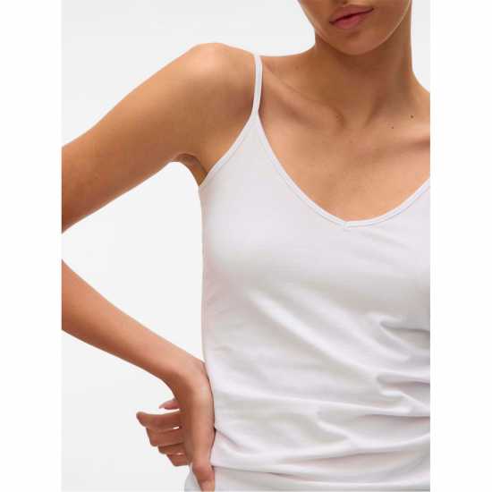 Vero Moda Vm Sft V Singlet Ld62 Bright White 