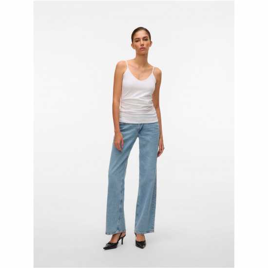 Vero Moda Vm Sft V Singlet Ld62 Bright White 