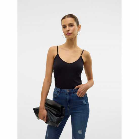 Vero Moda Vm Sft V Singlet Ld62 Black Vero Moda Vm Sft V Singlet Ld62 Black