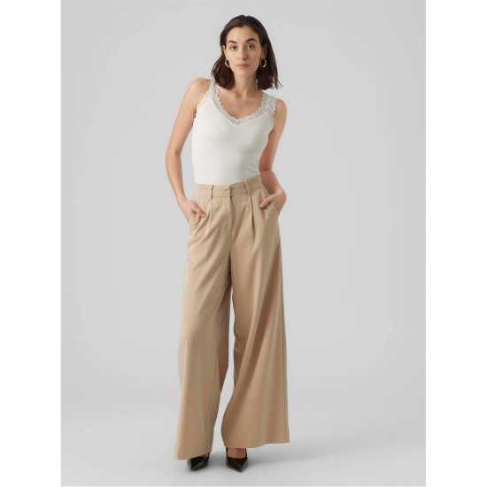 Vero Moda Vm Rosa Sl Top Ld62 Snow White Vero Moda Vm Rosa Sl Top Ld62 Snow White