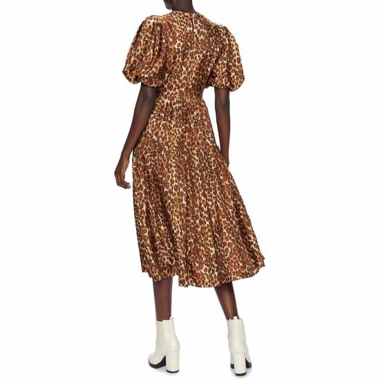 Ted Baker Средна Рокля Women's Leopard Print Midi Dress Ted Baker Средна Рокля Women's Leopard Print Midi Dress