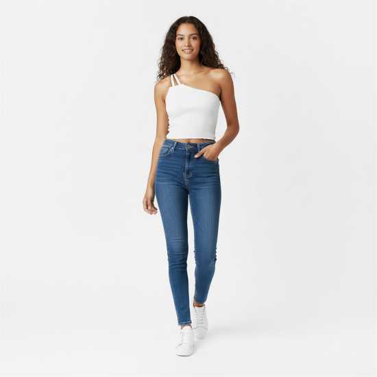 Дамски тениски и фланелки Jack Wills One Shoulder Shirred Top Jack Wills One Shoulder Shirred Top Дамски тениски и фланелки