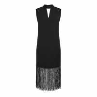 Biba Fringe Hem Dress  Дамски поли и рокли