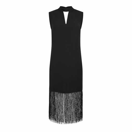 Biba Fringe Hem Dress  Дамски поли и рокли