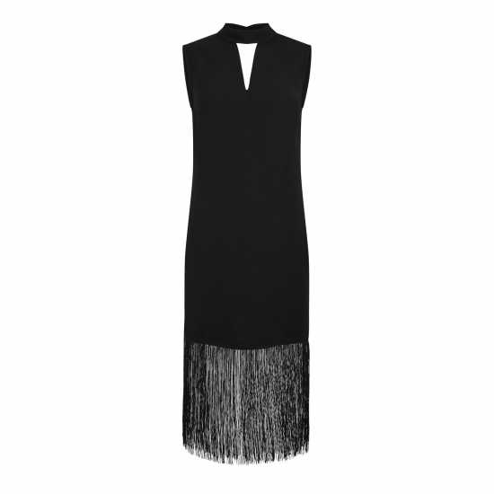 Biba Fringe Hem Dress  Дамски поли и рокли