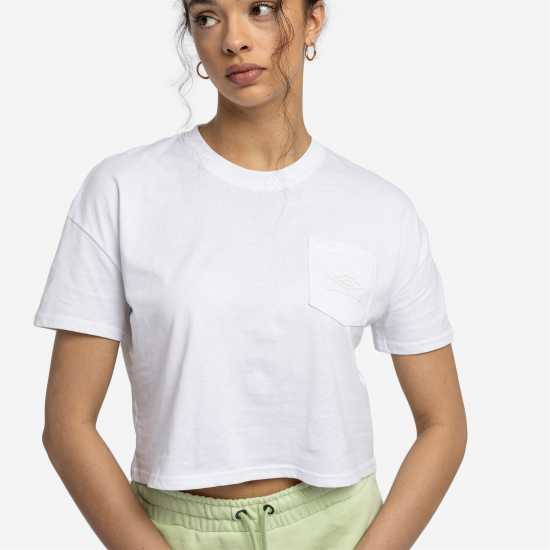 Umbro Diamond Crop T-Shirt Womens  Дамски тениски и фланелки