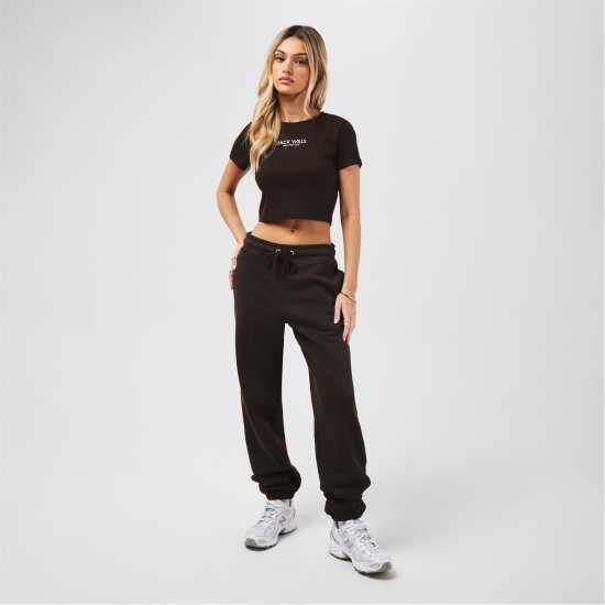 Jack Wills Cropped Baby T-Shirt Цвят 1 Дамски тениски и фланелки