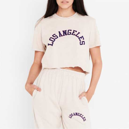 Fabric Дамска Тениска City Crop T Shirt Ladies