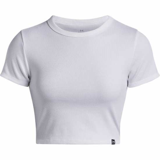 Under Armour Rival Rib Bby T Ld54 Бяло Дамски тениски и фланелки