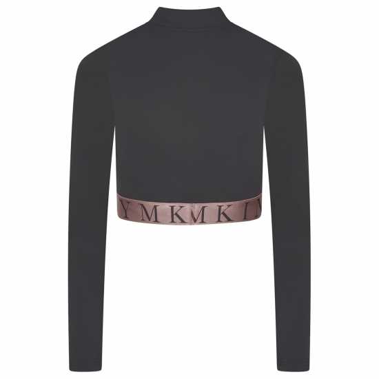 Impact Quarter Zip Funnel - Black  