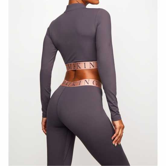 Impact Quarter Zip Funnel - Black  