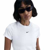 Nike Chill Crop Tee Ld53 Бяло Дамски тениски и фланелки