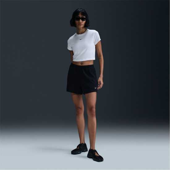 Nike Chill Crop Tee Ld53 Бяло Дамски тениски и фланелки