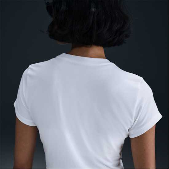 Nike Chill Crop Tee Ld53 Бяло Дамски тениски и фланелки