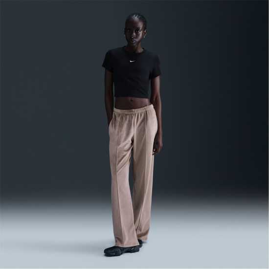 Nike Chill Crop Tee Ld53 Черно Дамски тениски и фланелки