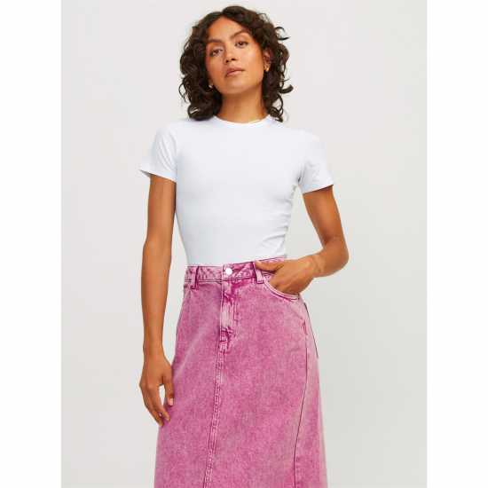 Дамски тениски и фланелки Jjxx Gigi Baby Tee Ярко бяло Jjxx Gigi Baby Tee Ярко бяло Дамски тениски и фланелки