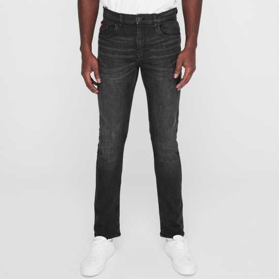 Lee Cooper Мъжки Дънки Slim Leg Jeans Mens Black Мъжки дънки