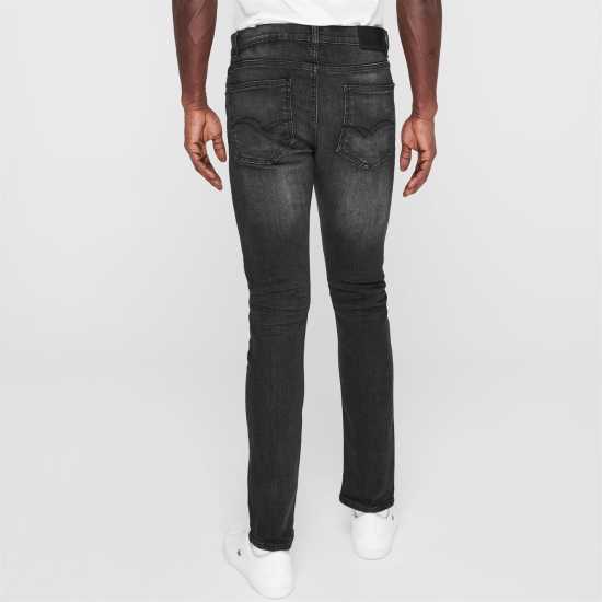 Lee Cooper Мъжки Дънки Slim Leg Jeans Mens Black Мъжки дънки