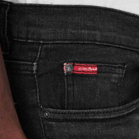Lee Cooper Fit Jeans Черно Мъжки дънки
