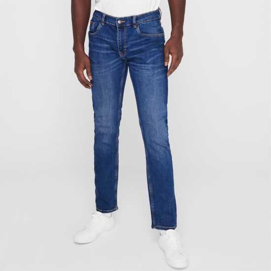 Lee Cooper Cooper Men's Slim Fit Jeans Mid Wash Мъжки дънки