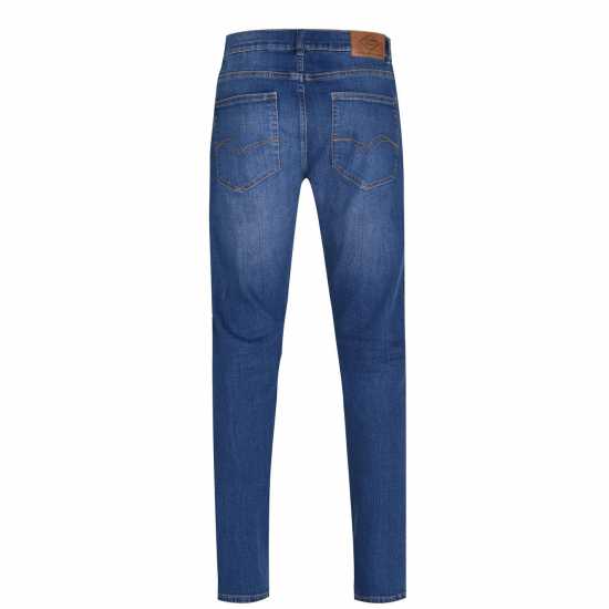 Lee Cooper Мъжки Дънки Slim Leg Jeans Mens Mid Wash Мъжки дънки