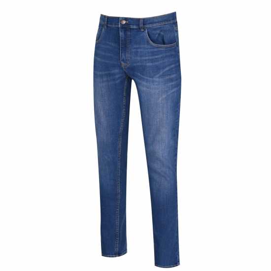 Lee Cooper Мъжки Дънки Slim Leg Jeans Mens Mid Wash Мъжки дънки