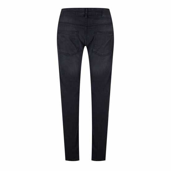Мъжки Джинси Dfnd London London Core Essential Denim Jeans Mens Черно Мъжки дънки