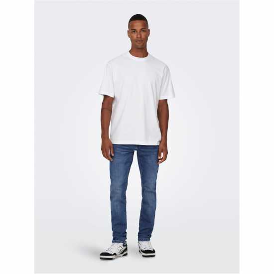 Only And Sons Вталени Дънки 6755 Mat Skinny Jeans  Мъжки дънки