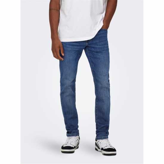 Only And Sons Вталени Дънки 6755 Mat Skinny Jeans  Мъжки дънки