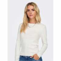 Горнище С Дълъг Ръкав Only Riley Long Sleeve Top Облачен Танцьор Дамски тениски и фланелки
