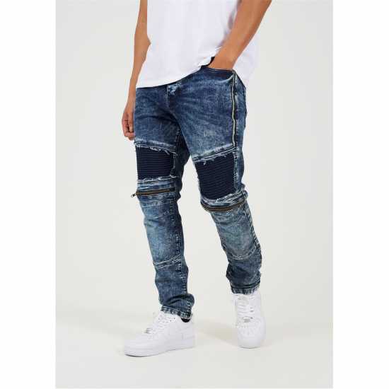 Brave Soul Wash Biker Jean  Мъжки дънки