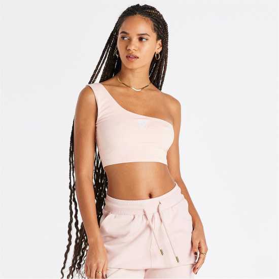 Дамски тениски и фланелки Siksilk Sports Essentials Crop Top Womens Розово Siksilk Sports Essentials Crop Top Womens Розово Дамски тениски и фланелки