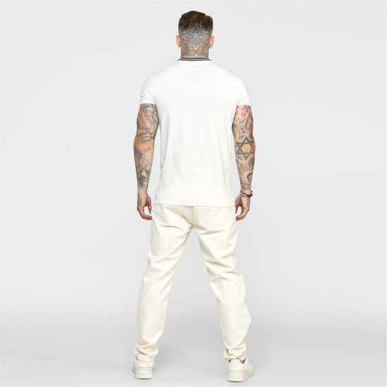 Мъжки дънки Мъжки Дънки Siksilk Straight Legged Jeans Mens Екрю/Камък Мъжки Дънки Siksilk Straight Legged Jeans Mens Екрю/Камък Мъжки дънки