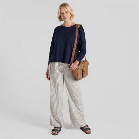 Craghoppers Crag Emere Ls Tshirt Ld99 Blue Navy 