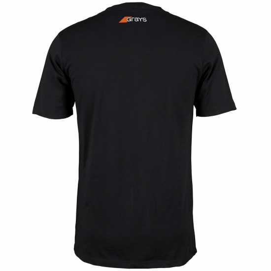Grays Tangent T-Shirt Sn10 Black Мъжко облекло за едри хора
