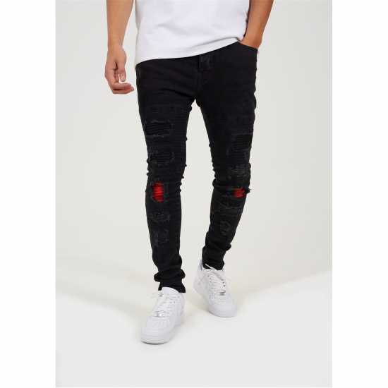 Brave Soul Jean With Contrast Panels  Мъжки дънки