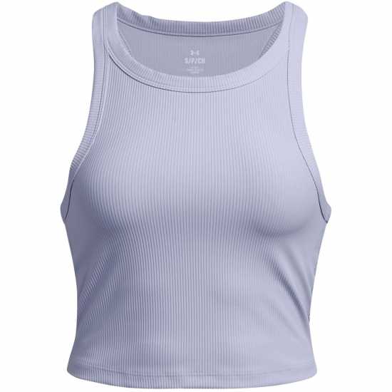 Дамски тениски и фланелки Under Armour Meridian Rib Cropped Tank Womens Лилаво Under Armour Meridian Rib Cropped Tank Womens Лилаво Дамски тениски и фланелки
