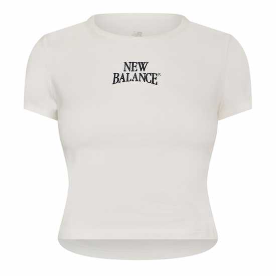 New Balance NBLS Baby Tee Ld63 White/Black 