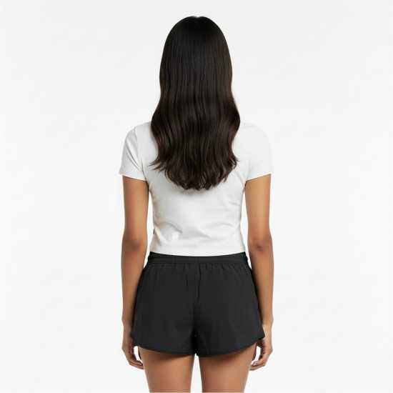 New Balance Women's Crop Top White/Black 