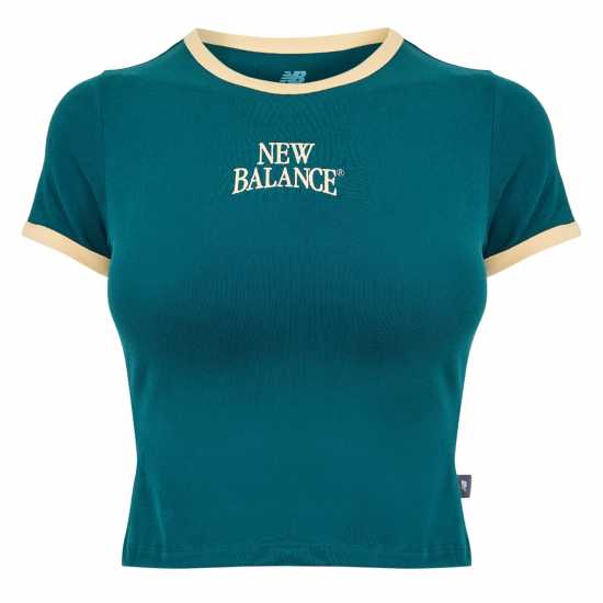 New Balance Women's Crop Top Green 