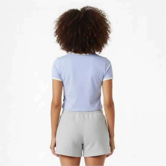 New Balance Women's Crop Top Lilac New Balance Women's Crop Top Lilac