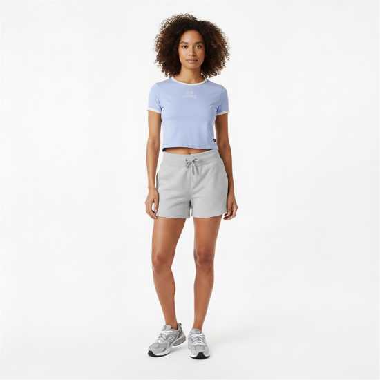 New Balance Women's Crop Top Lilac New Balance Women's Crop Top Lilac