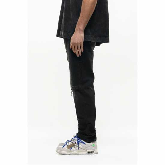 Good For Nothing Straight Classic Jeans Black  Мъжки дънки