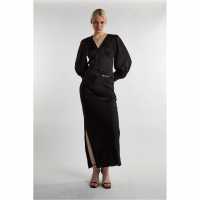 Glamorous Горнище С Дълъг Ръкав Satin Long Sleeve Top  Дамски тениски и фланелки