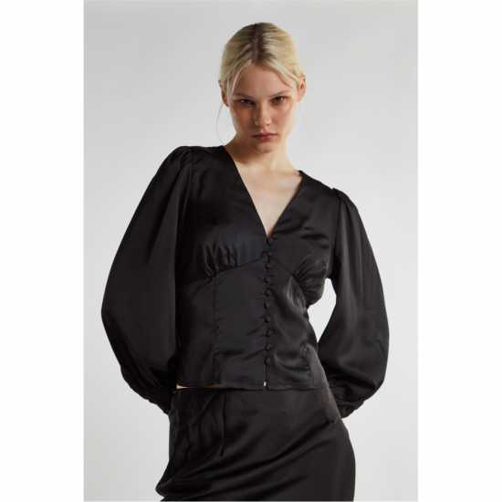 Дамски тениски и фланелки Glamorous Горнище С Дълъг Ръкав Satin Long Sleeve Top Glamorous Горнище С Дълъг Ръкав Satin Long Sleeve Top Дамски тениски и фланелки