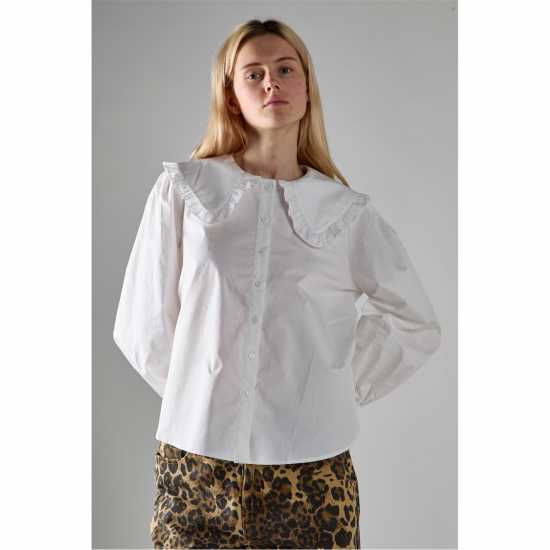 Дамски тениски и фланелки Glamorous Statement Collar Blouse Glamorous Statement Collar Blouse Дамски тениски и фланелки